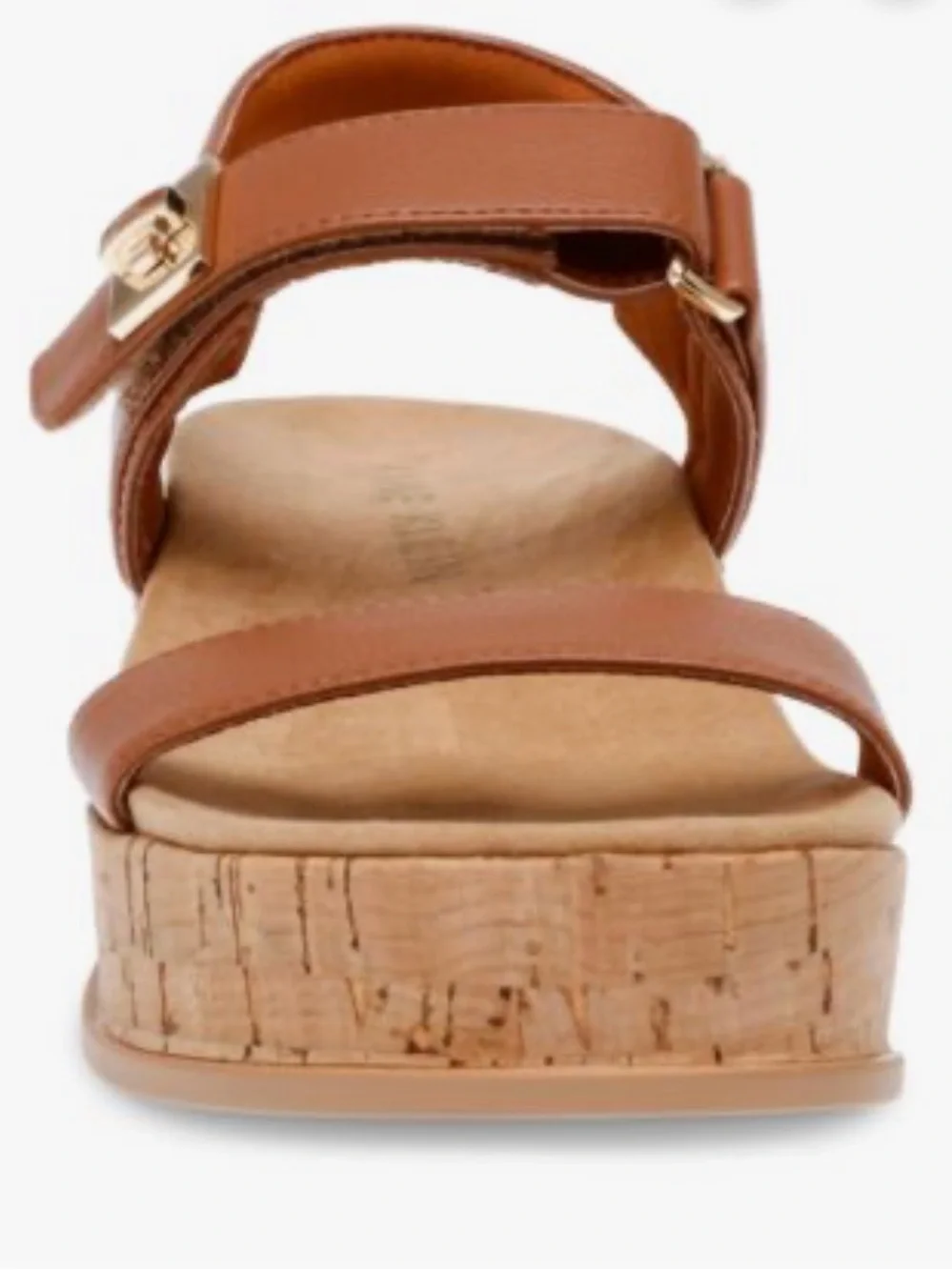 New Anne Klein Women's Verse Double Strap Platform Wedge Sandals 8.5